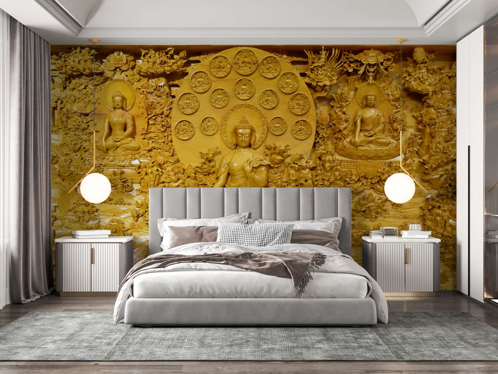 Fototapet tibet bord cu modele