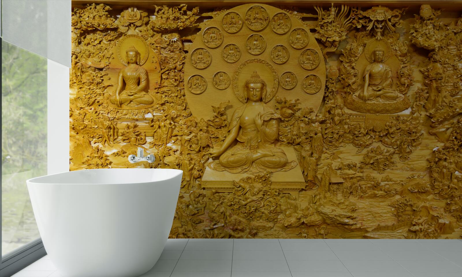 Fototapet tibet bord cu modele