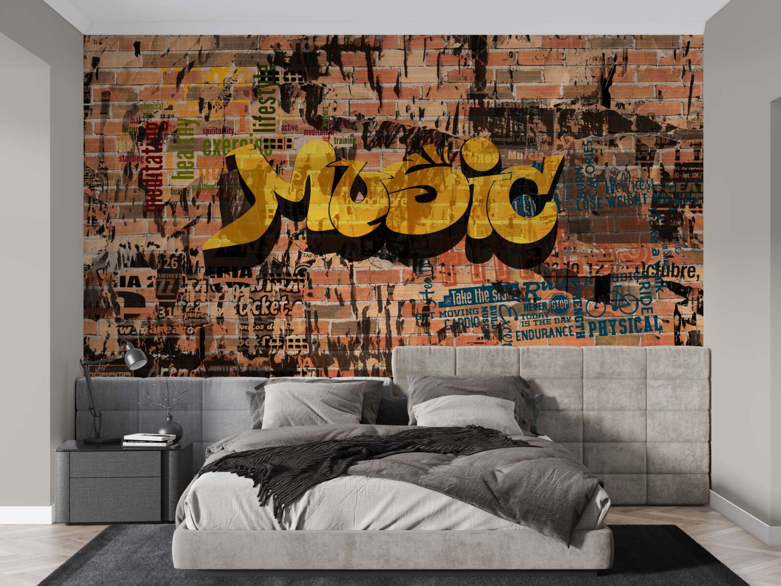 Fototapet graffiti în sunet