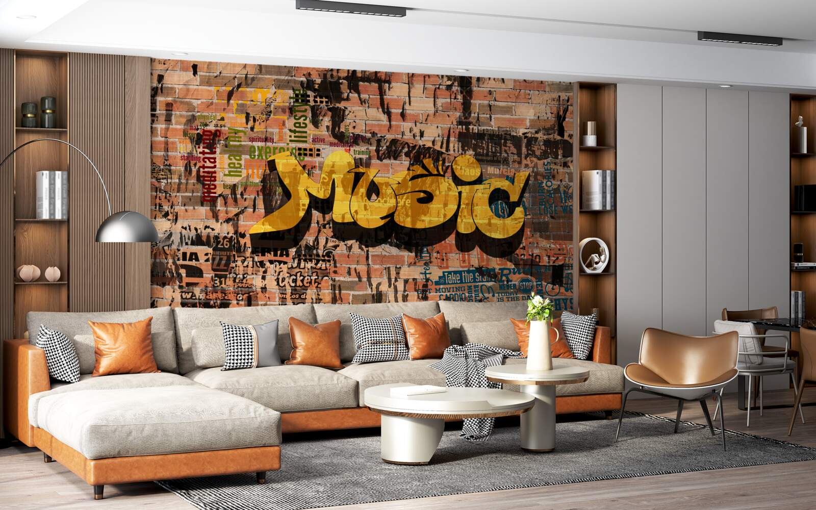 Fototapet graffiti în sunet