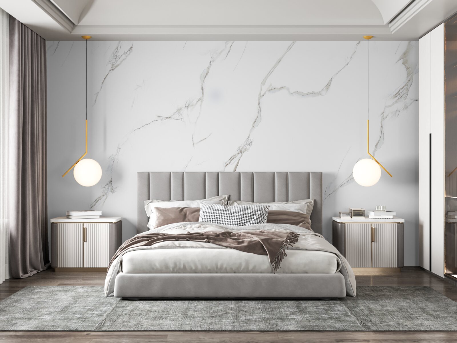 Fototapet marmură albă ca zăpada