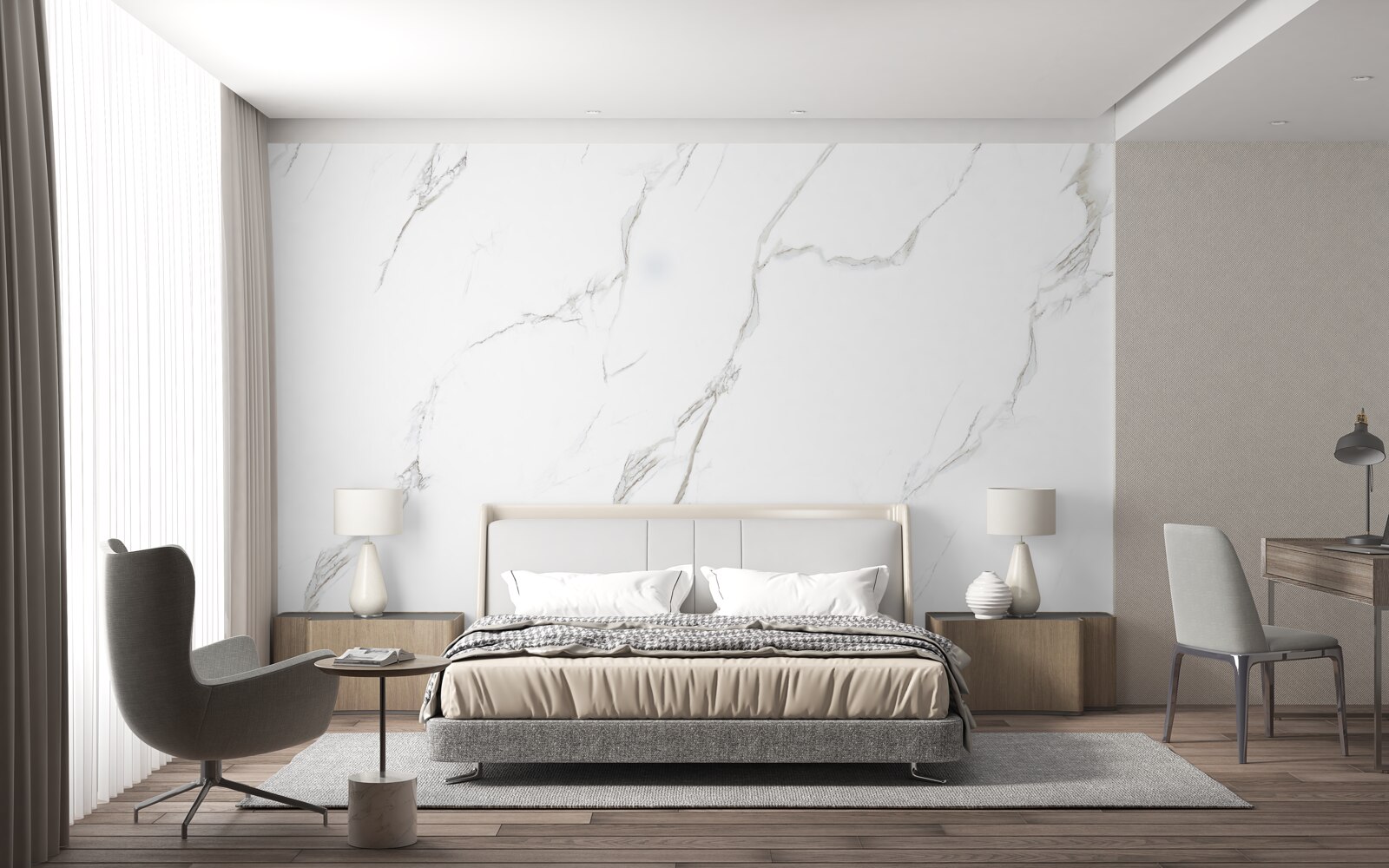 Fototapet marmură albă ca zăpada