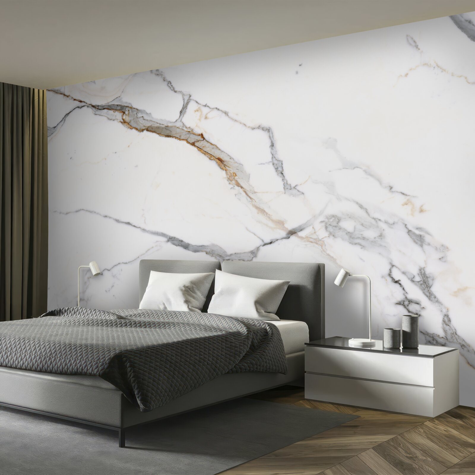 Fototapet marmură cu un model de undă fuzzy