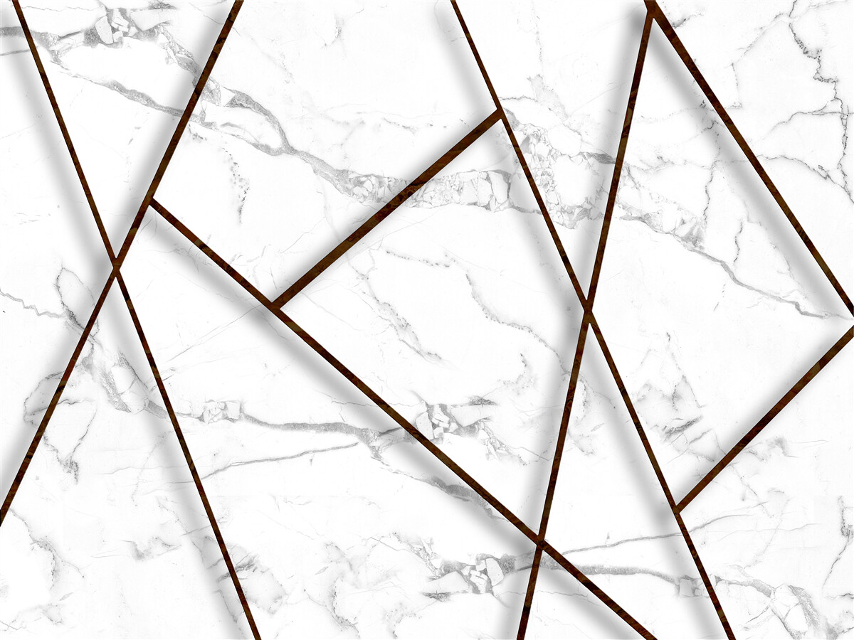 Fototapet incluziuni negre pe marmură albă