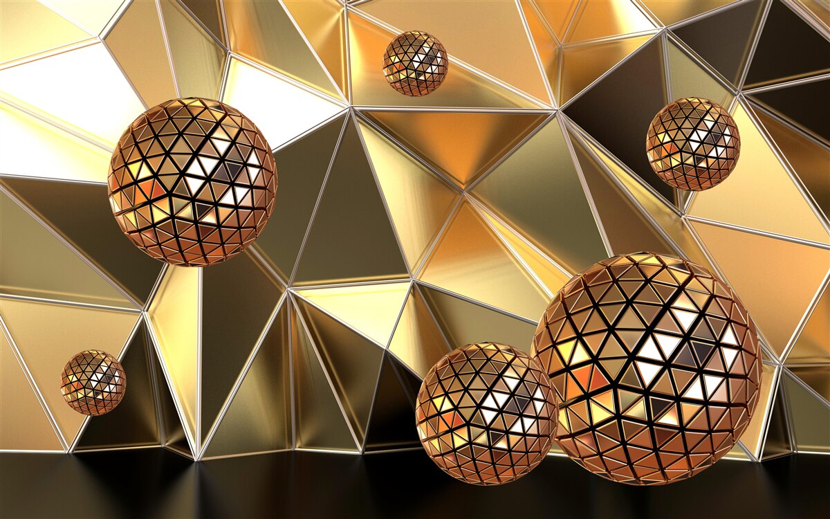 Fototapet bile de metal 3d