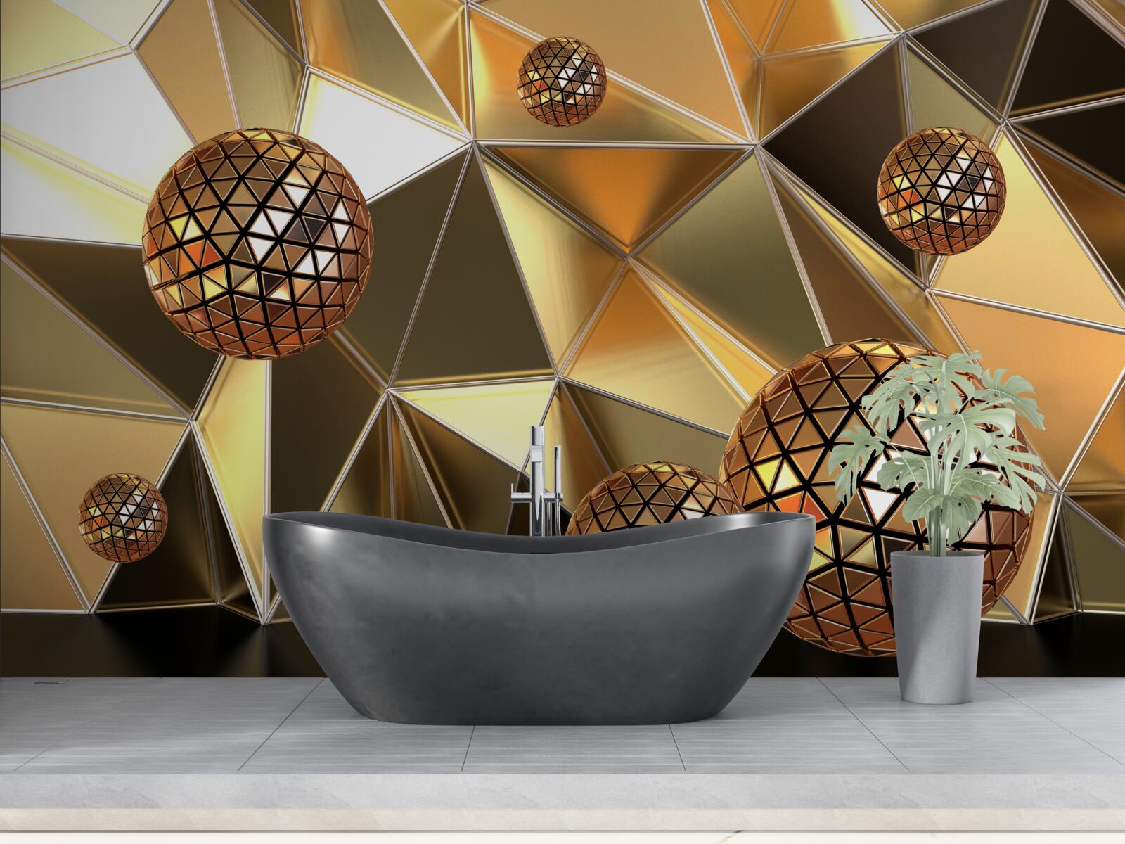 Fototapet bile de metal 3d