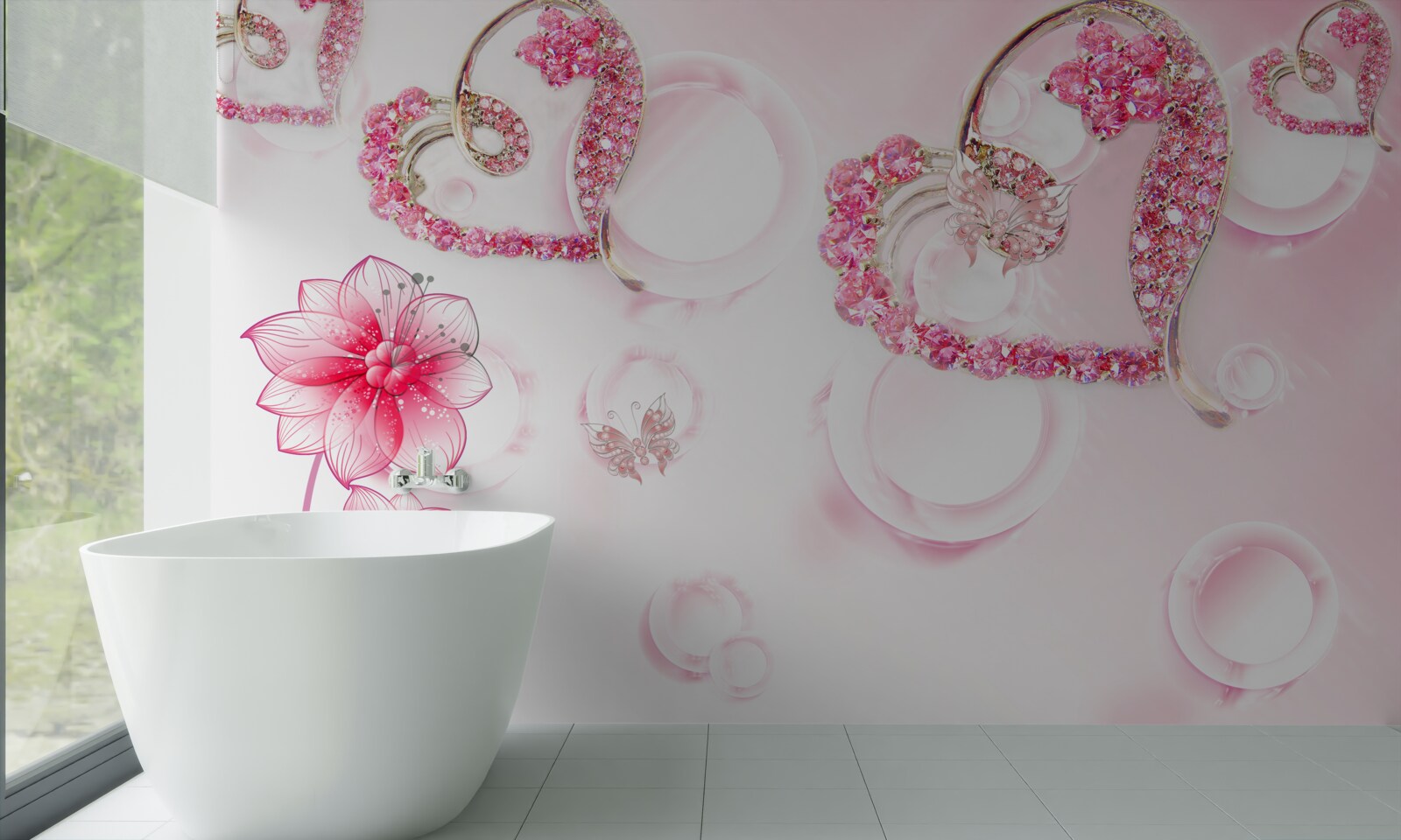 Fototapet bijuterii din aur cu pietre