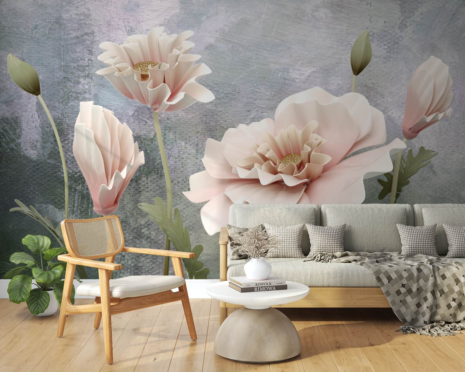 Fototapet după noapte înfloresc mugurii