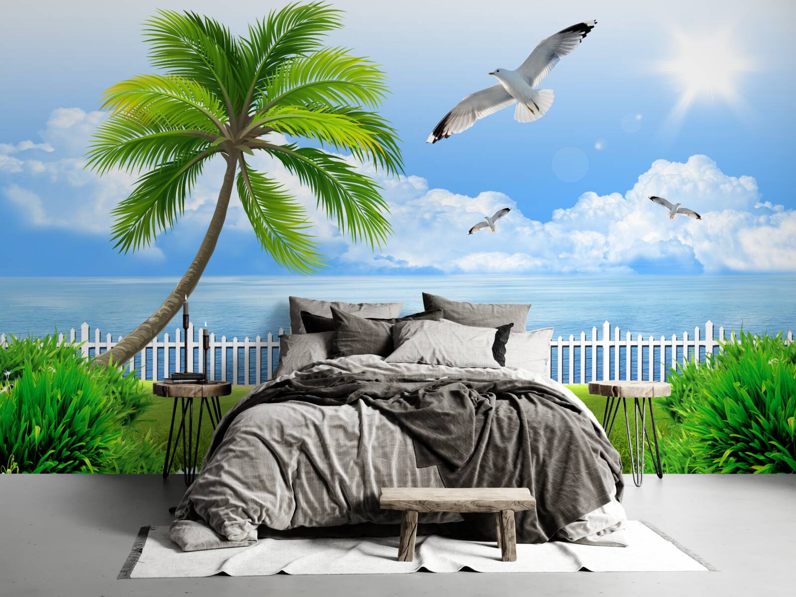 Fototapet zi însorită lângă coastă