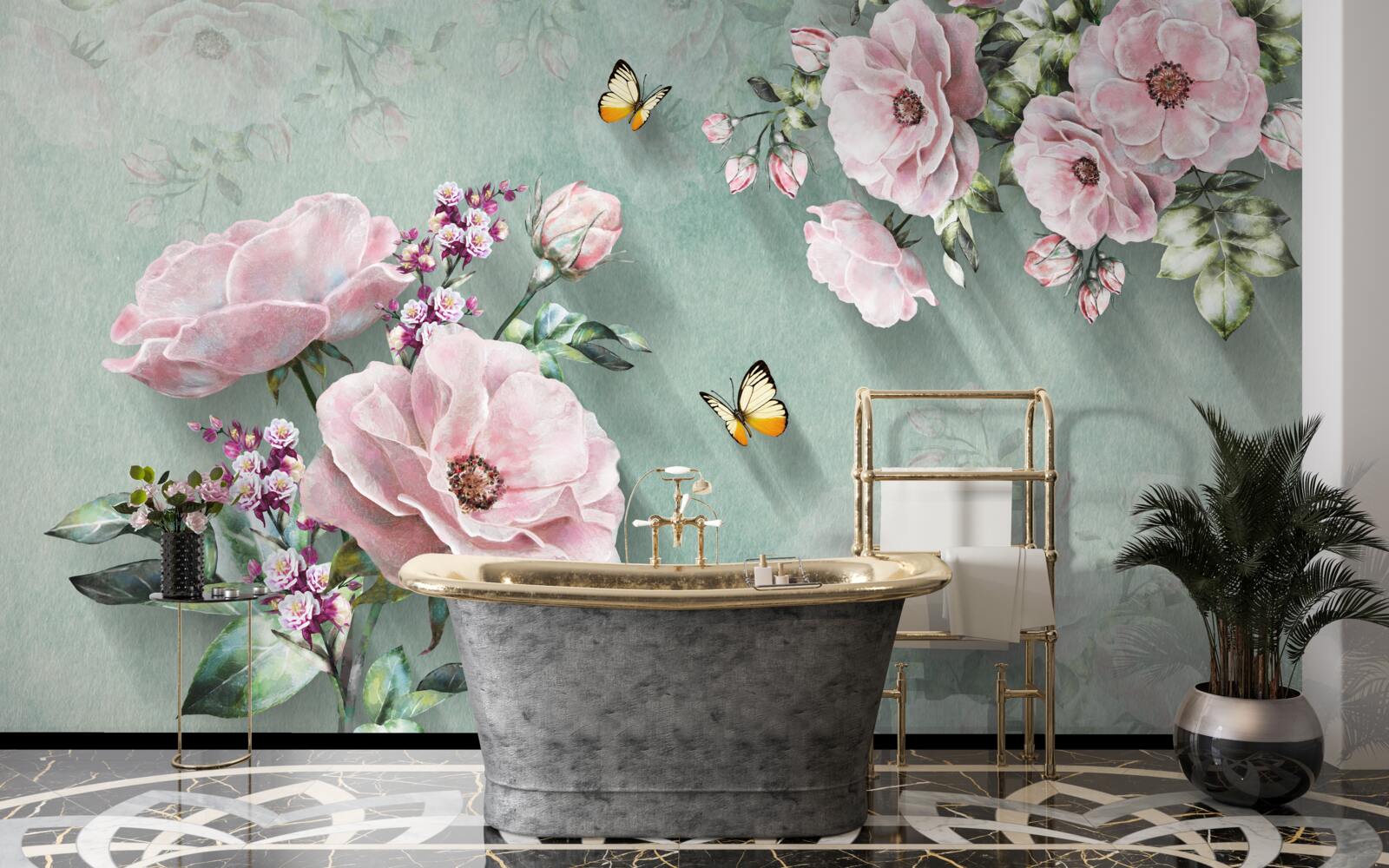 Fototapet ramuri de flori magnifice