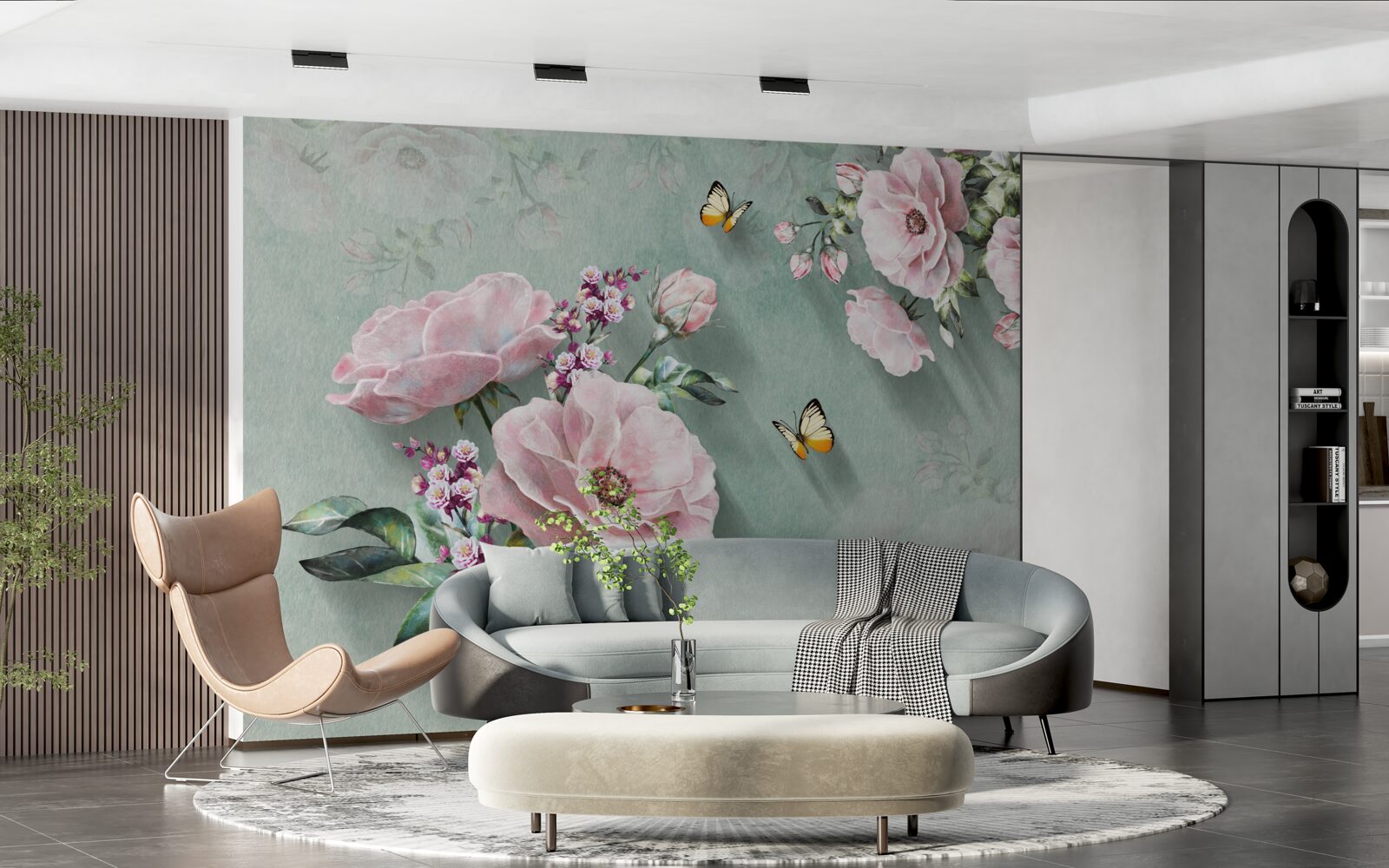 Fototapet ramuri de flori magnifice