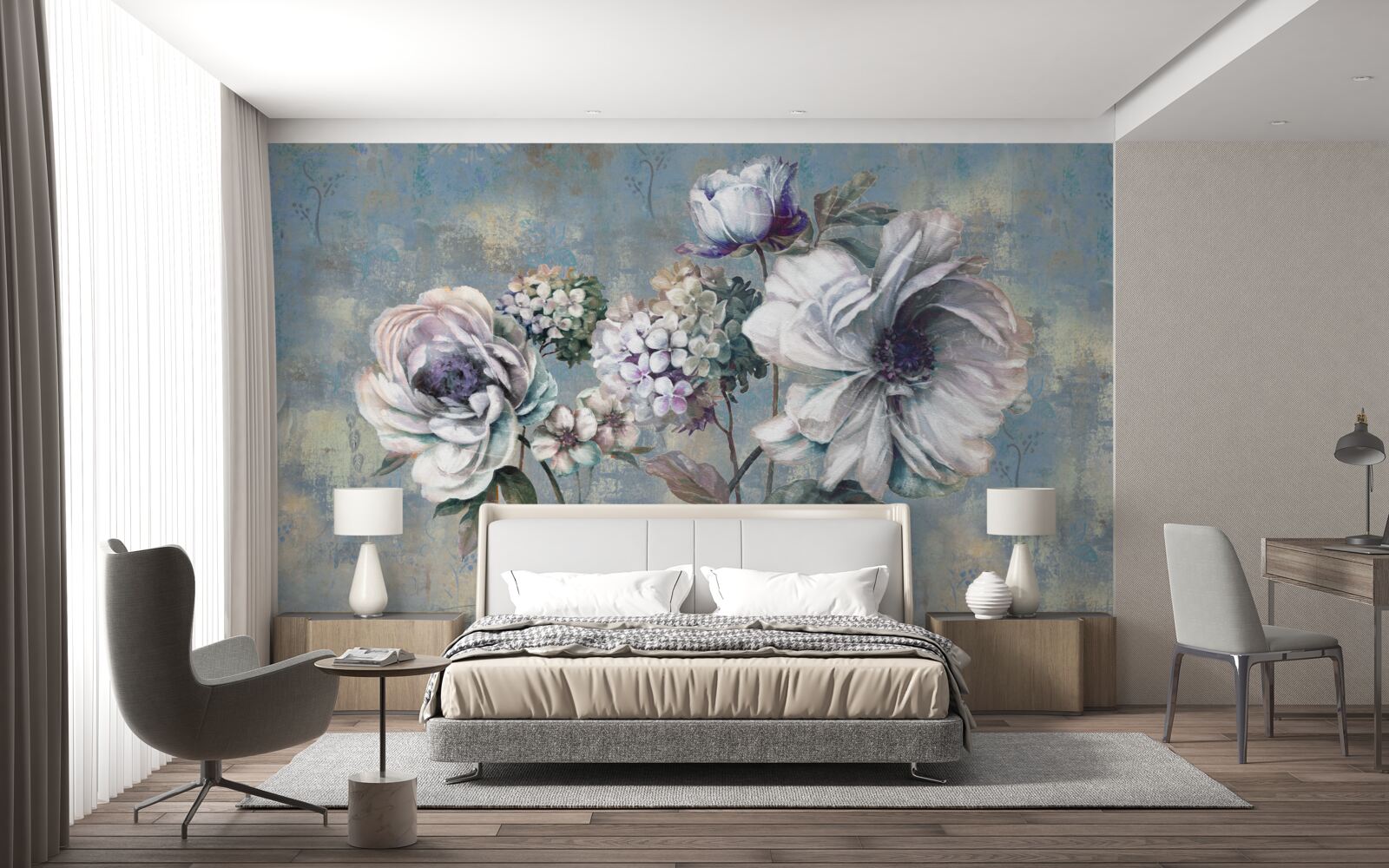 Fototapet buchet de flori de vară