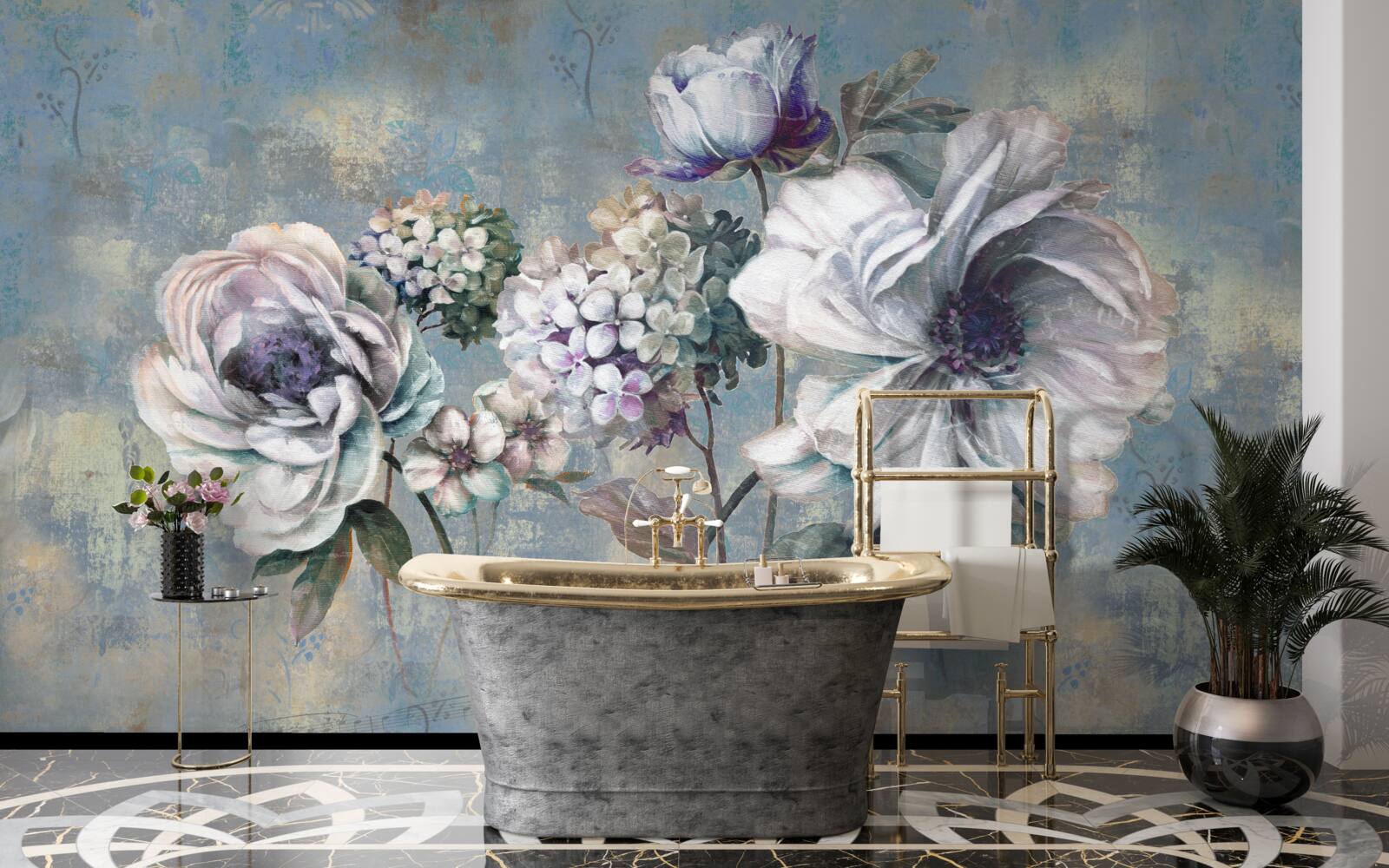 Fototapet buchet de flori de vară