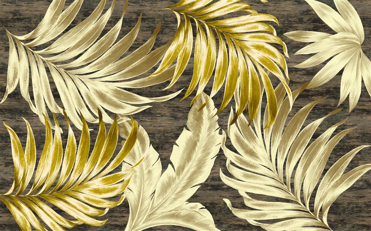 Fototapet frunze de copaci tropicali