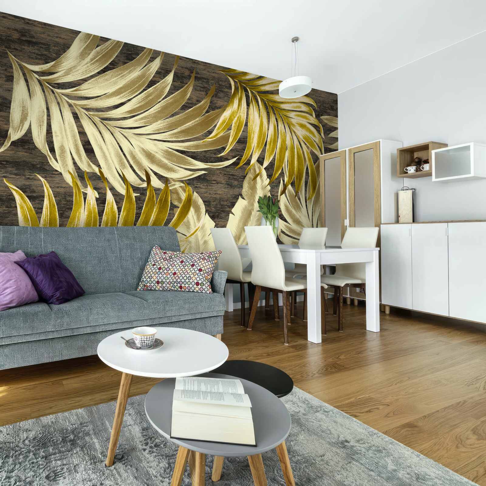 Fototapet frunze de copaci tropicali