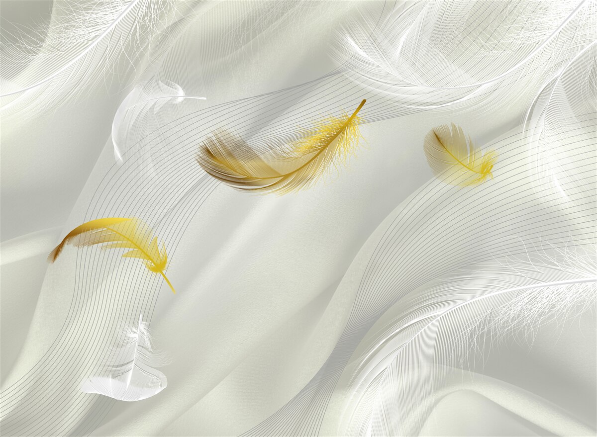 Fototapet aripi de aur în zbor