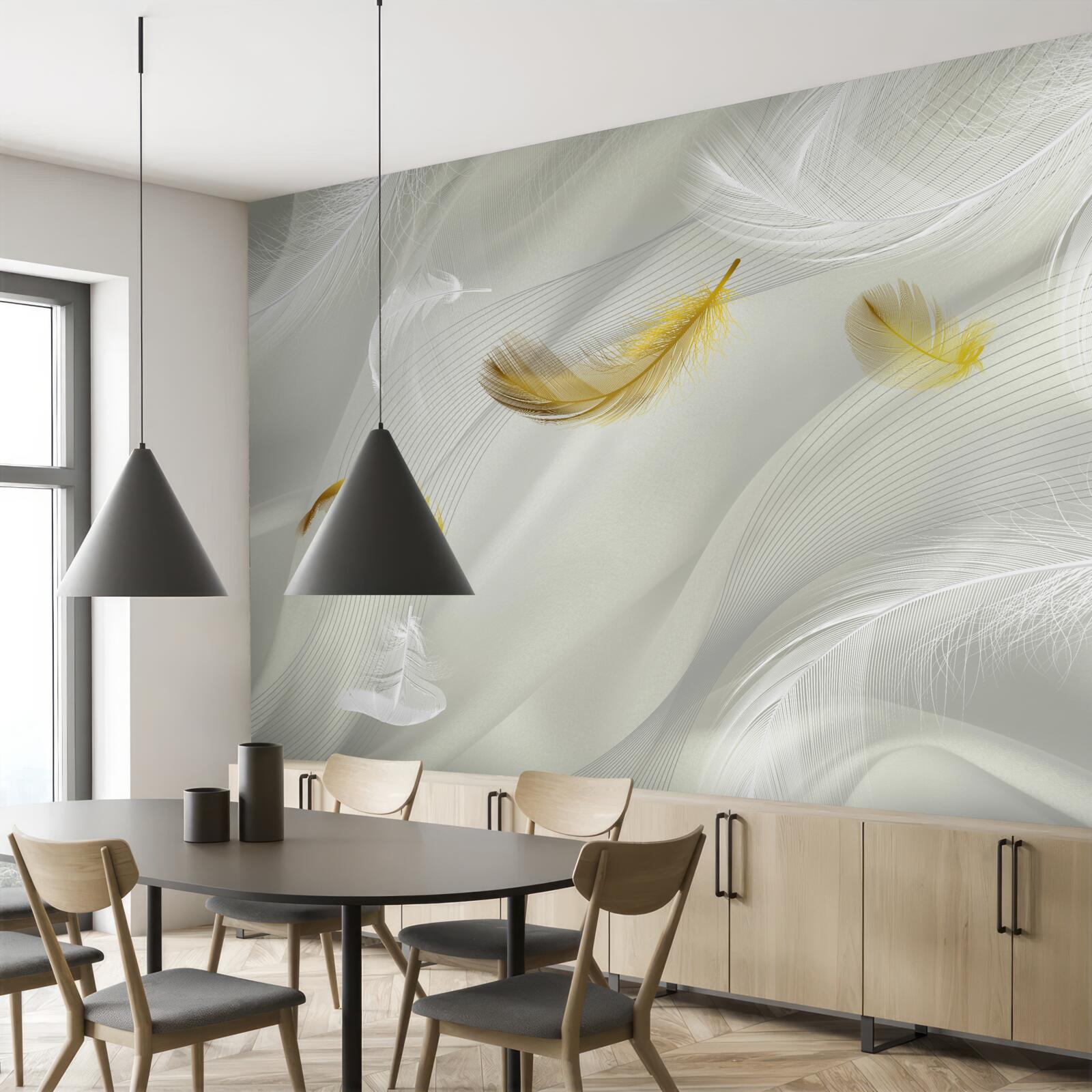 Fototapet aripi de aur în zbor