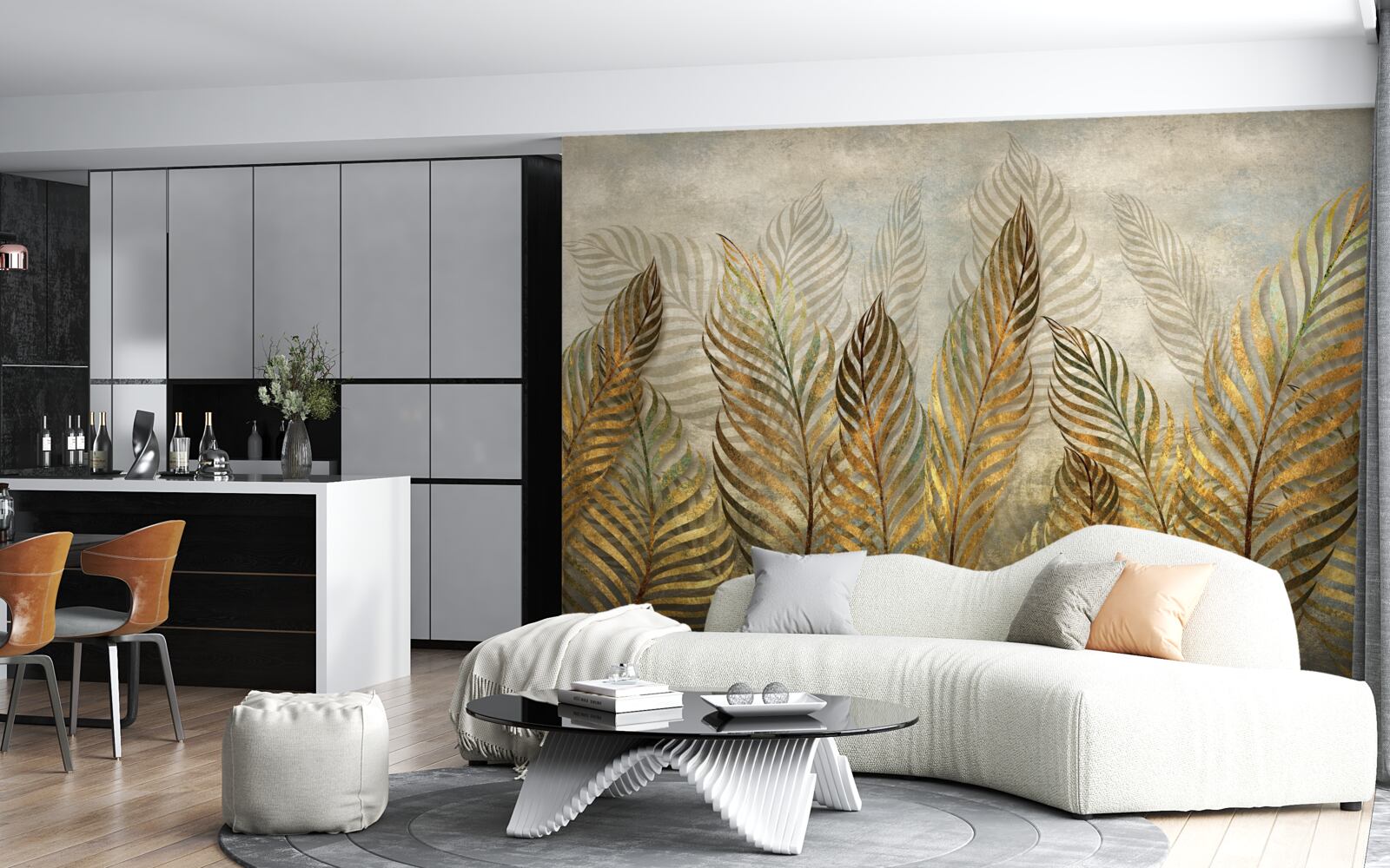 Fototapet frunze grațioase de ferigă