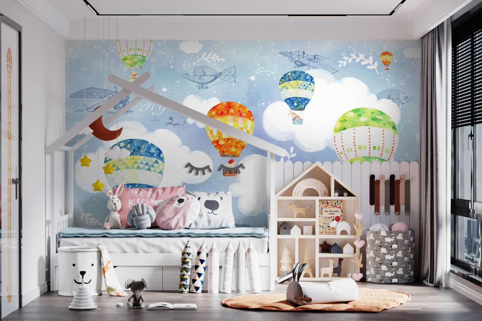 Fototapet baloane colorate