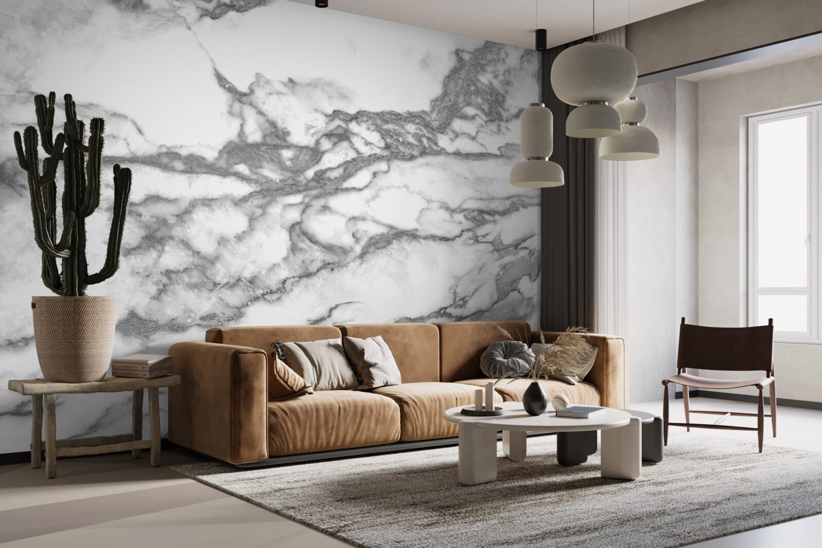 Fototapet marmură gri cu particule de praf