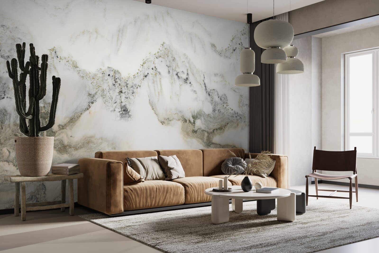 Fototapet ploaie în grădina japoneză