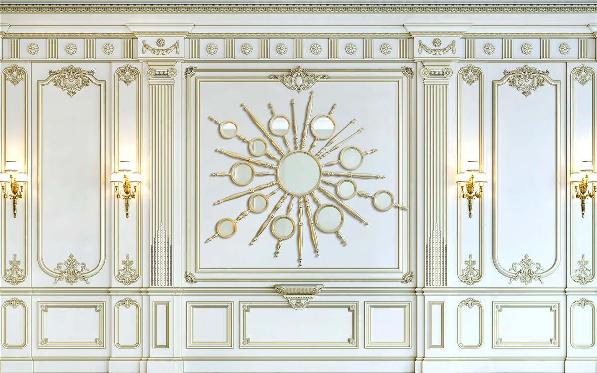 Fototapet interior clasic