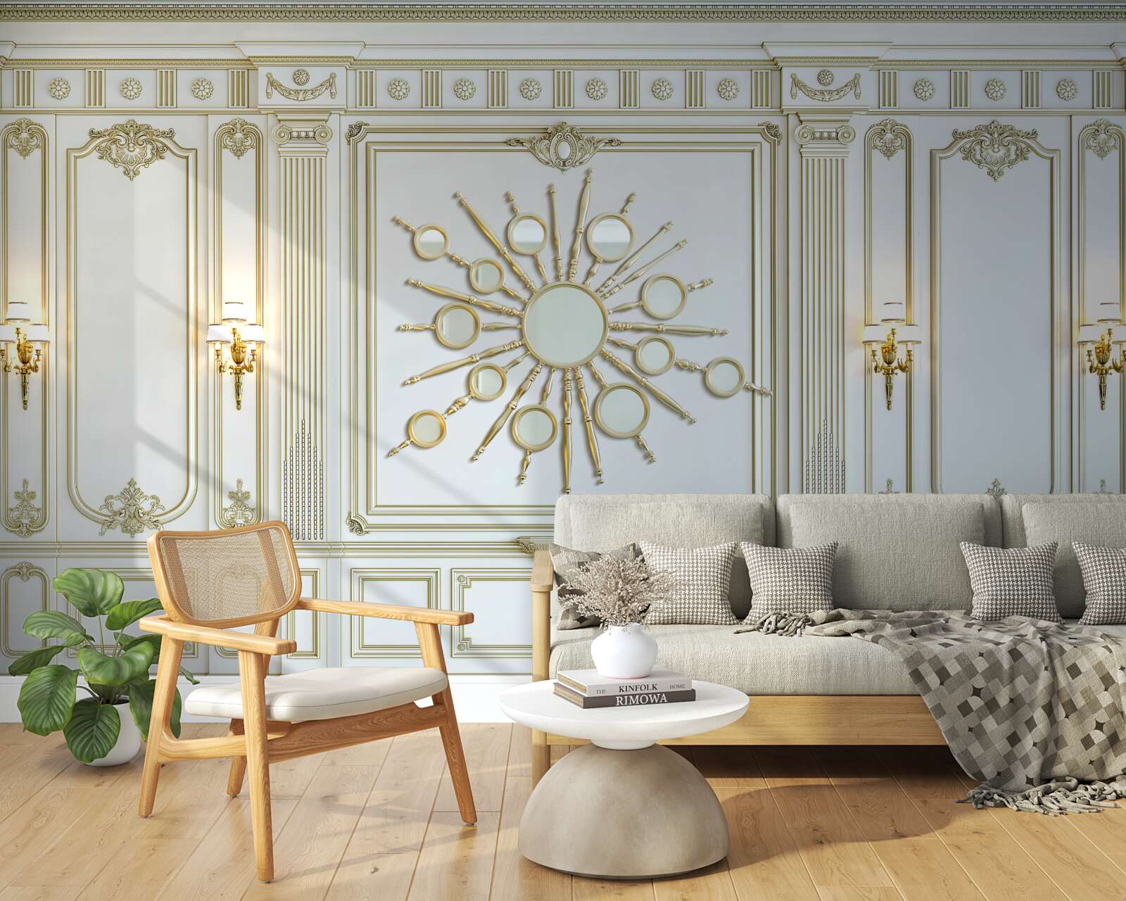 Fototapet interior clasic