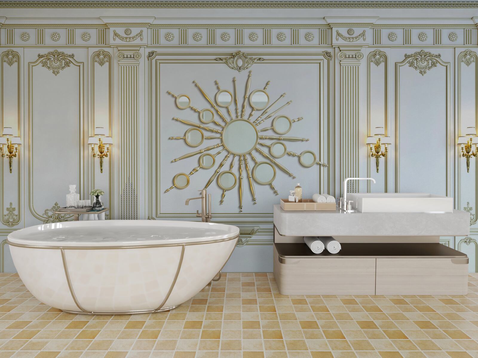 Fototapet interior clasic