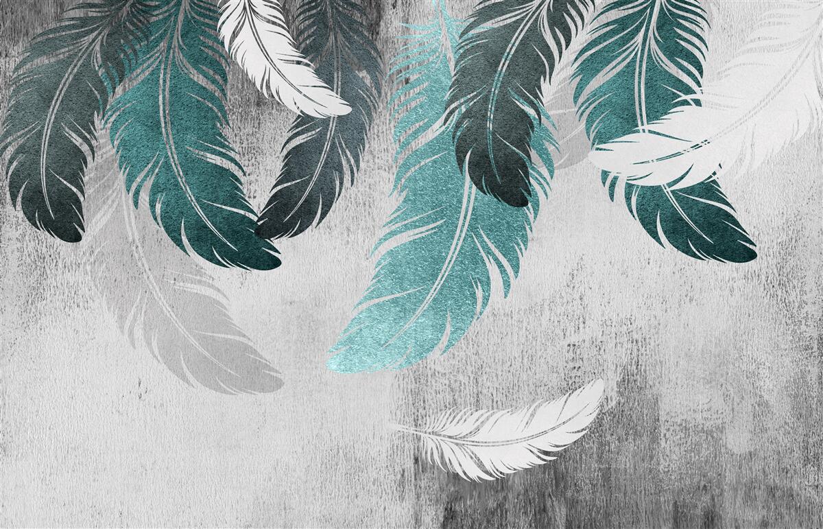 Fototapet frunzele mari pinnate cad