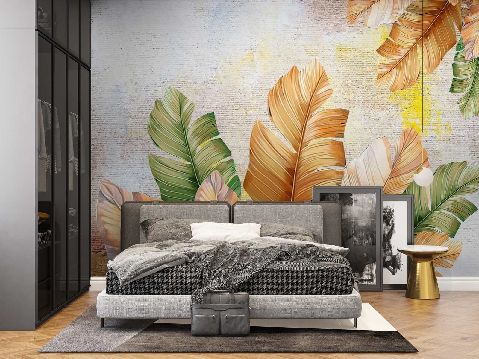 Fototapet toamna frunzele arată ca penele