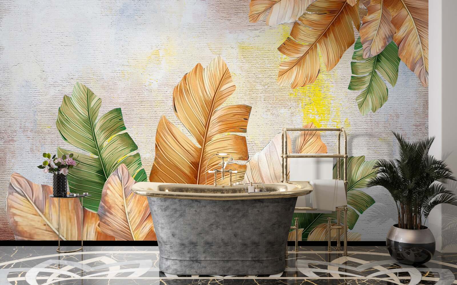 Fototapet toamna frunzele arată ca penele