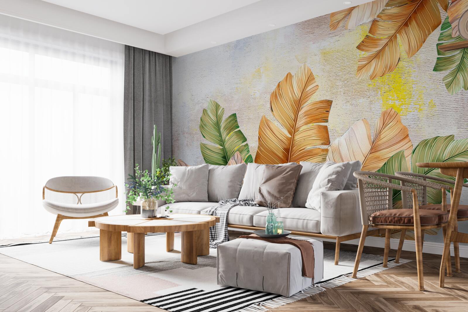 Fototapet toamna frunzele arată ca penele