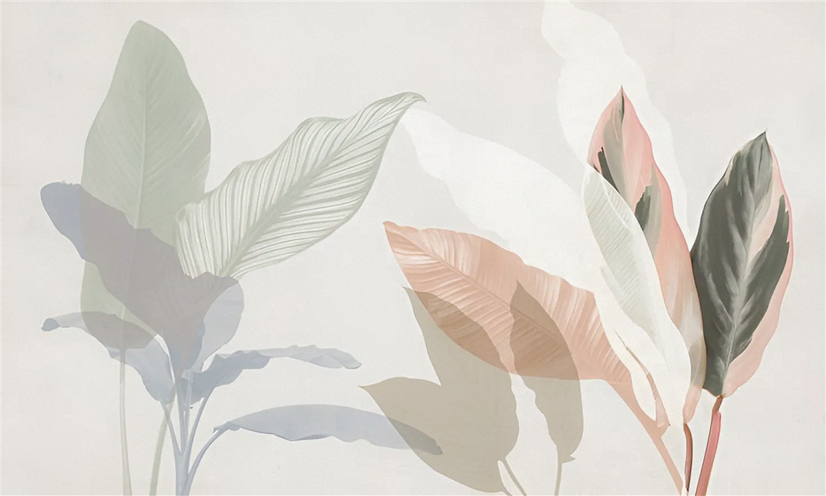 Fototapet frunze mari de palmier