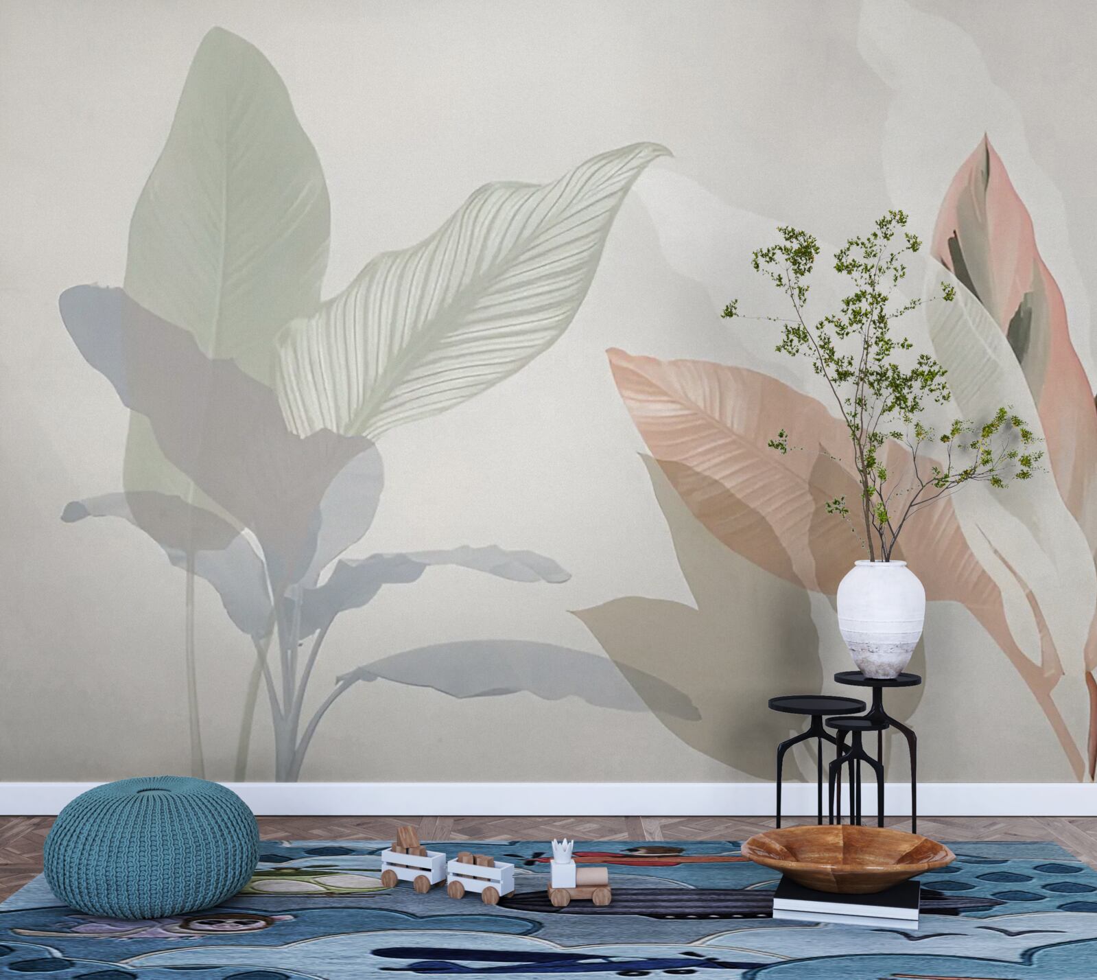 Fototapet frunze mari de palmier