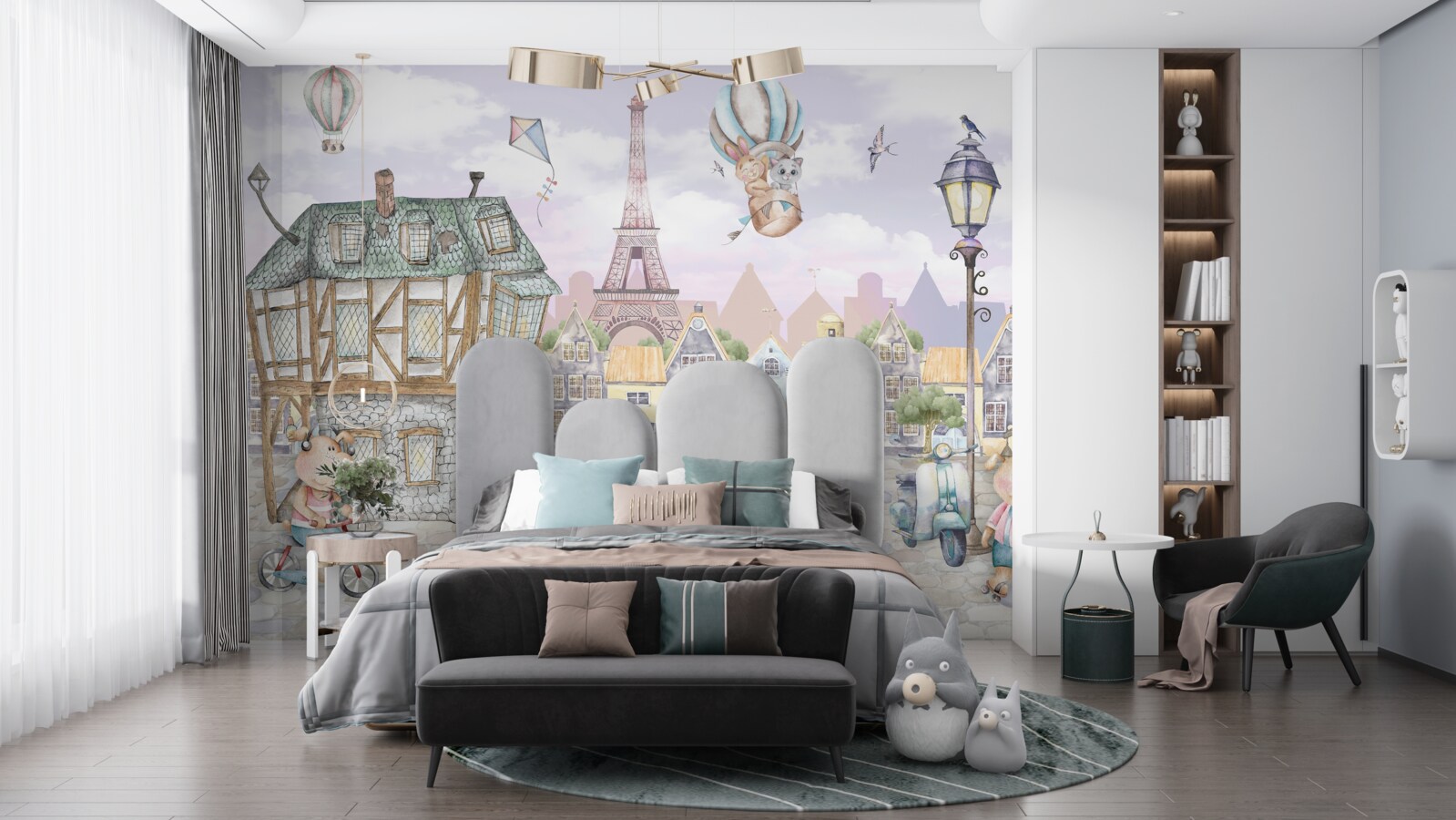 Fototapet orașul animalelor