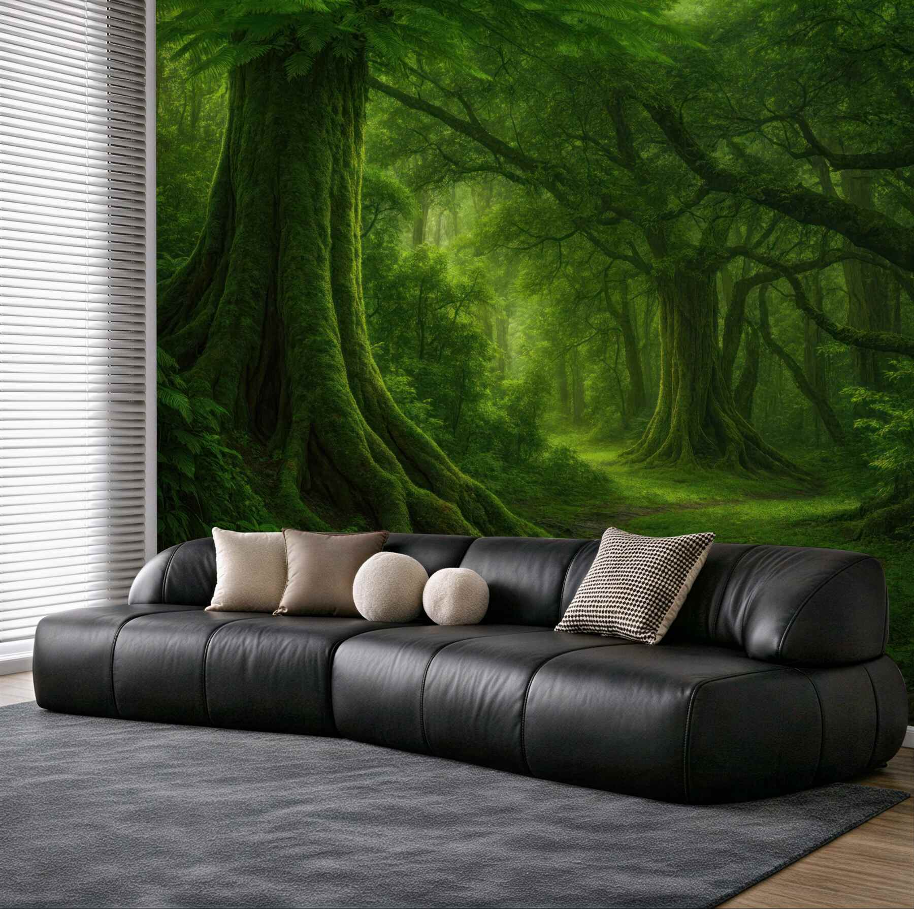 Fototapeta magiczny zielony las