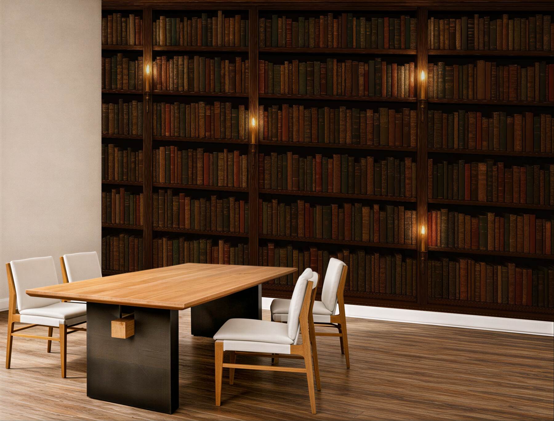 Fototapeta klimatyczna biblioteka z książkami