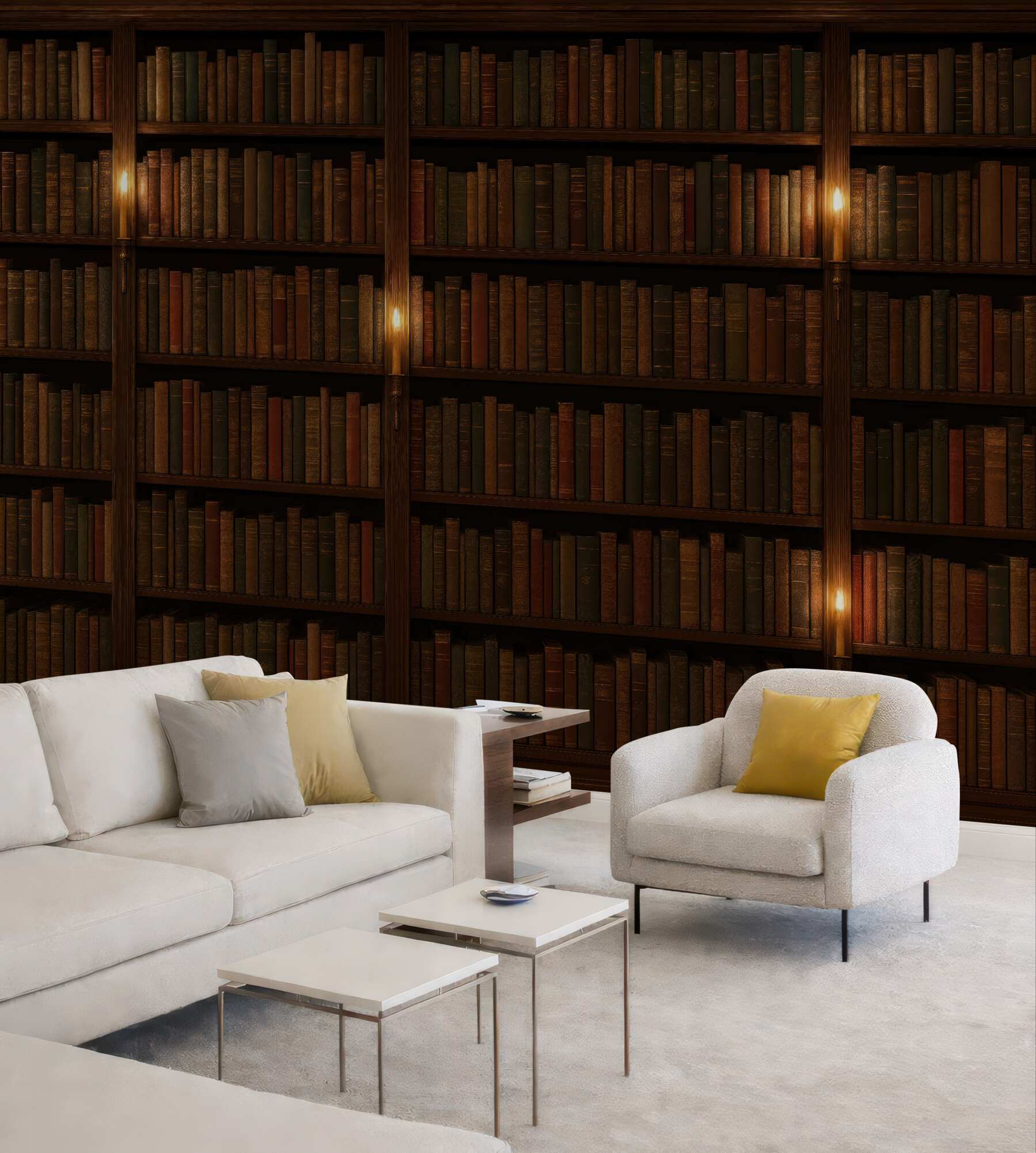 Fototapeta klimatyczna biblioteka z książkami