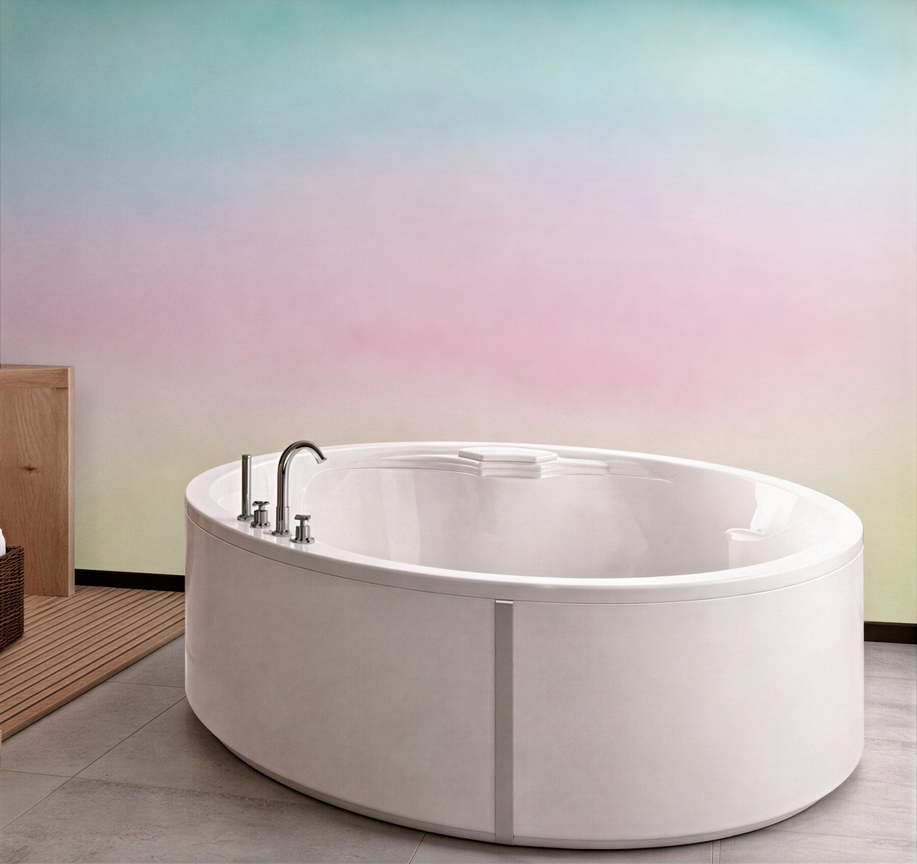 Fototapeta pastelowa mgiełka w subtelnych barwach