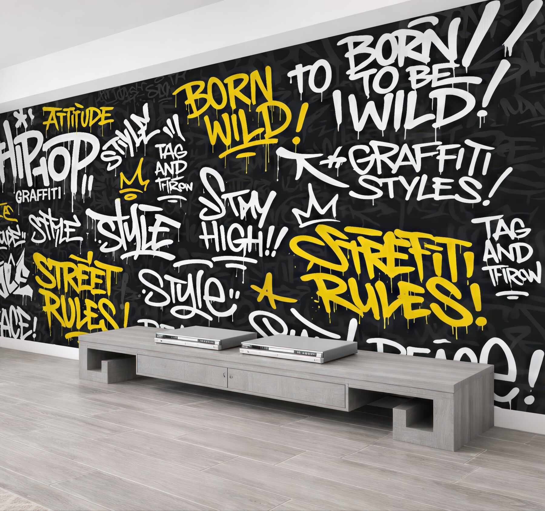 Fototapeta hip-hopowy graffiti styl uliczny