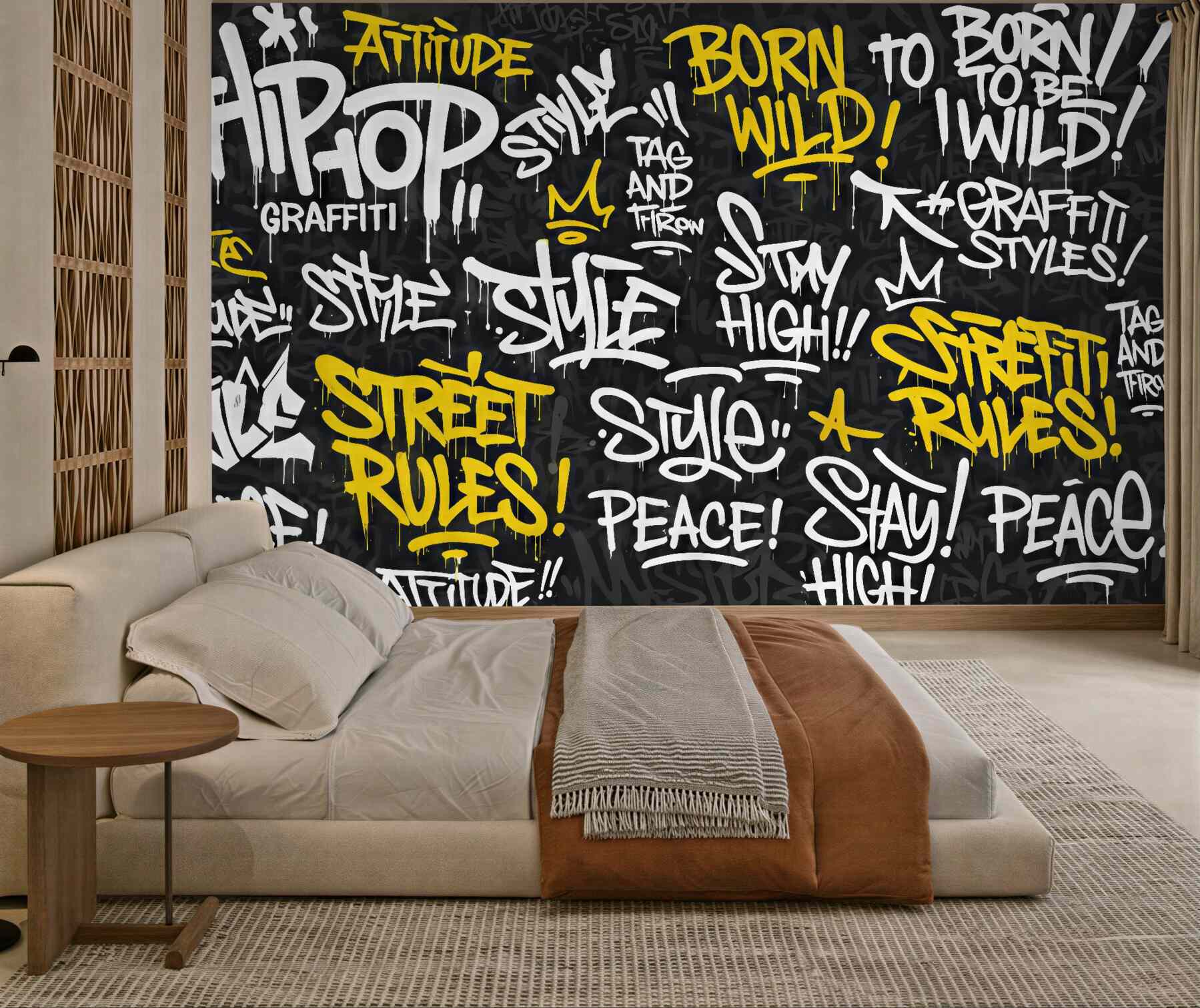 Fototapeta hip-hopowy graffiti styl uliczny