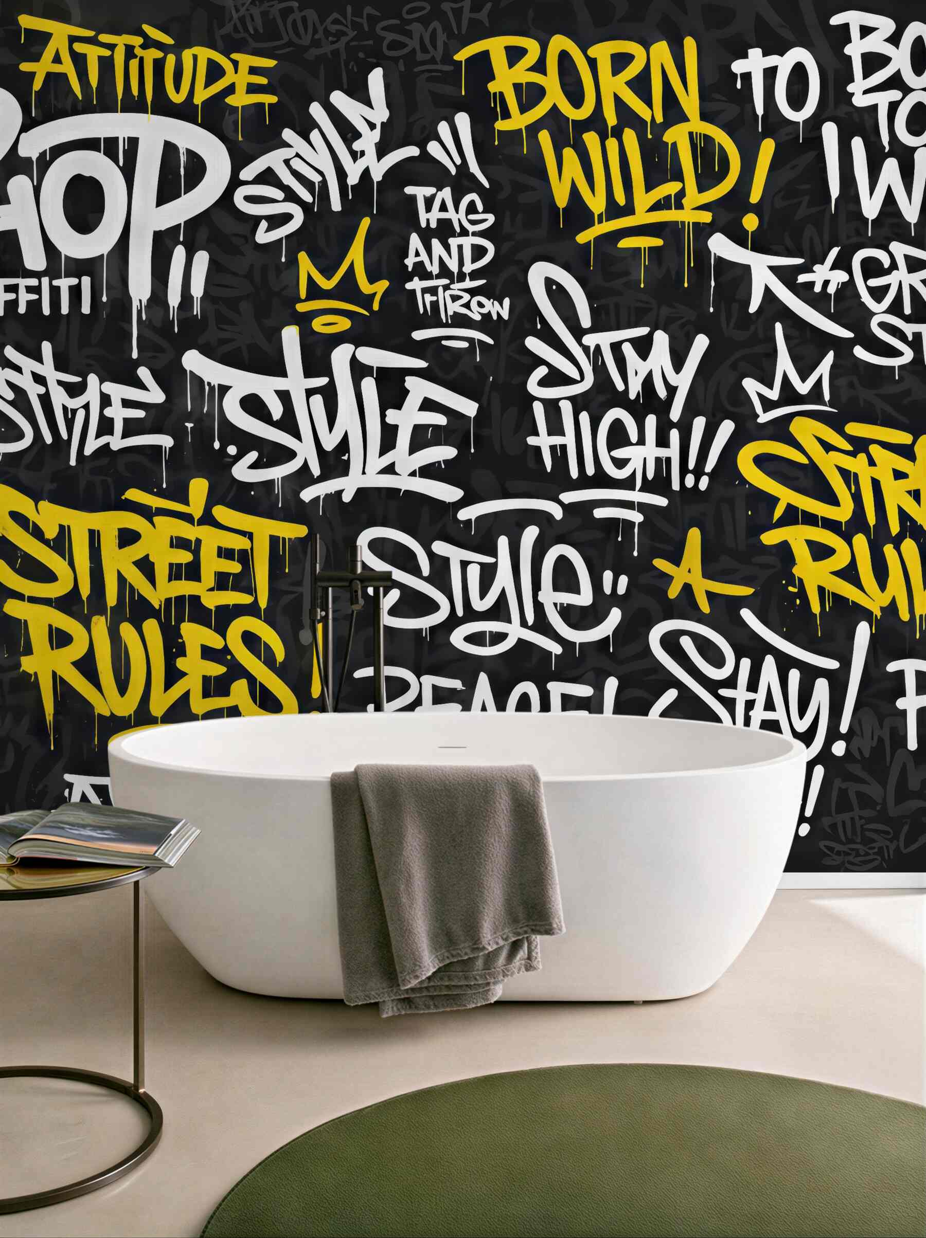 Fototapeta hip-hopowy graffiti styl uliczny