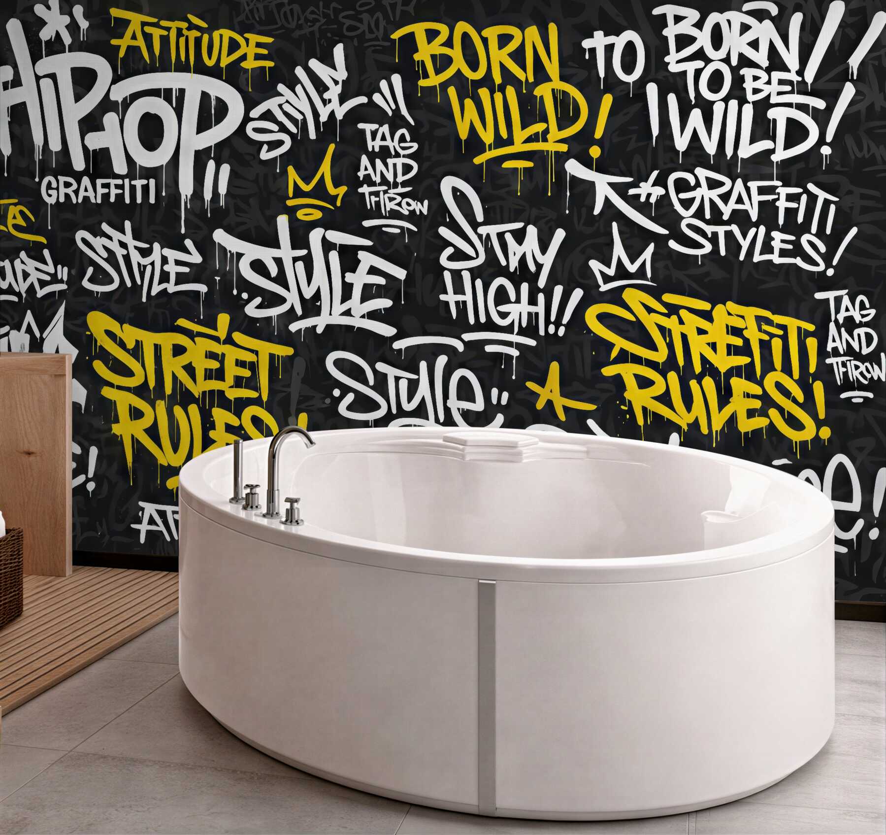 Fototapeta hip-hopowy graffiti styl uliczny