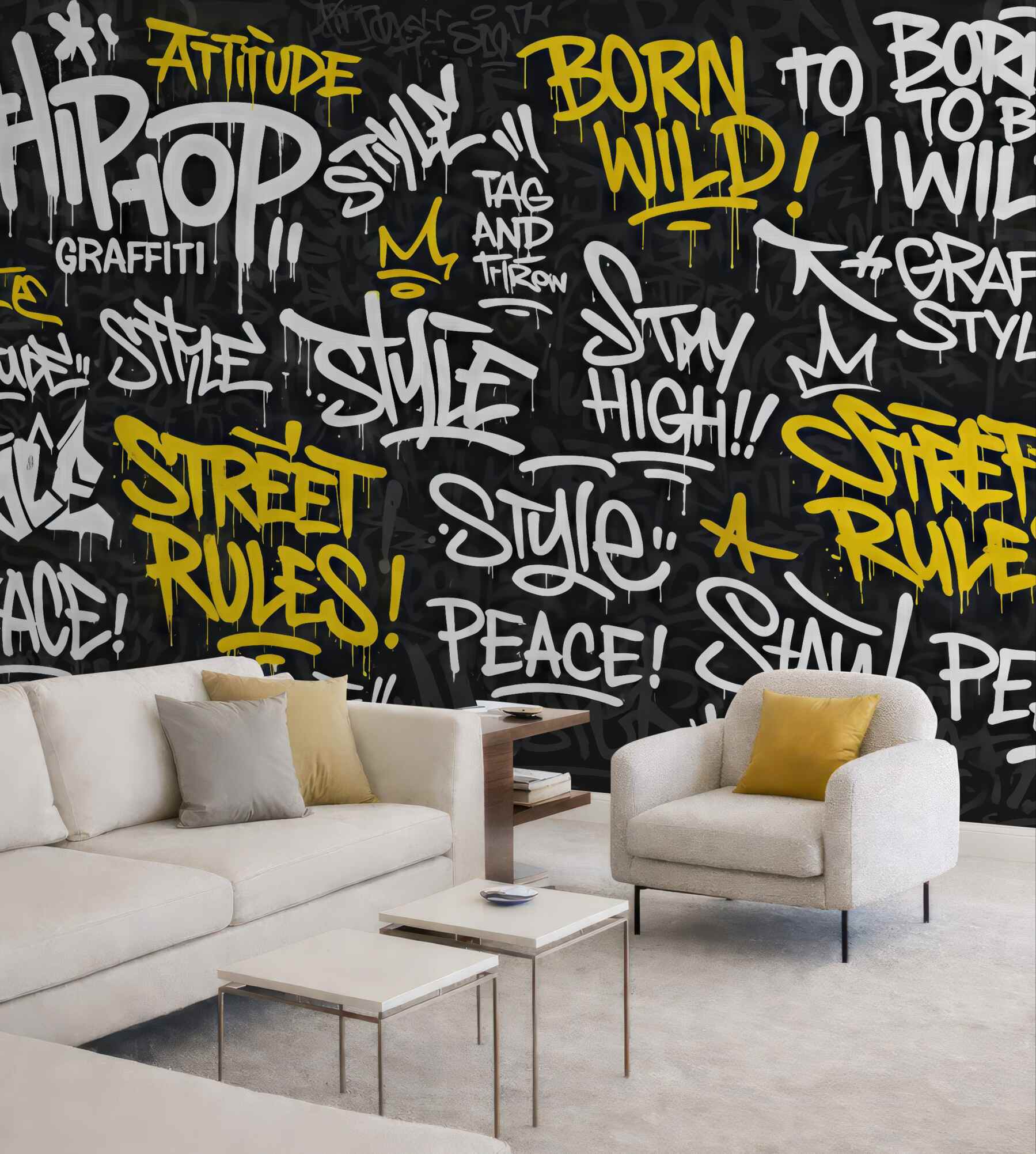Fototapeta hip-hopowy graffiti styl uliczny