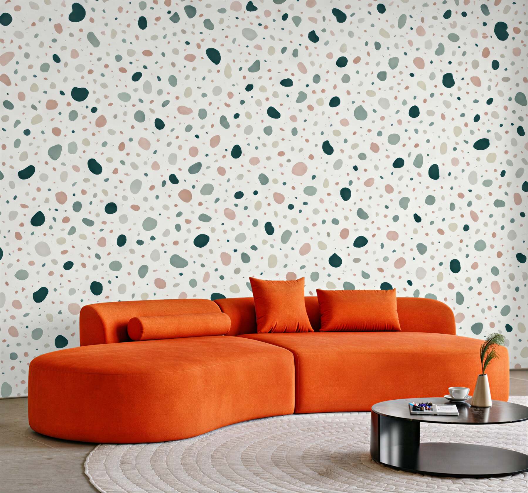Fototapeta pastelowe terrazzo w subtelnym stylu