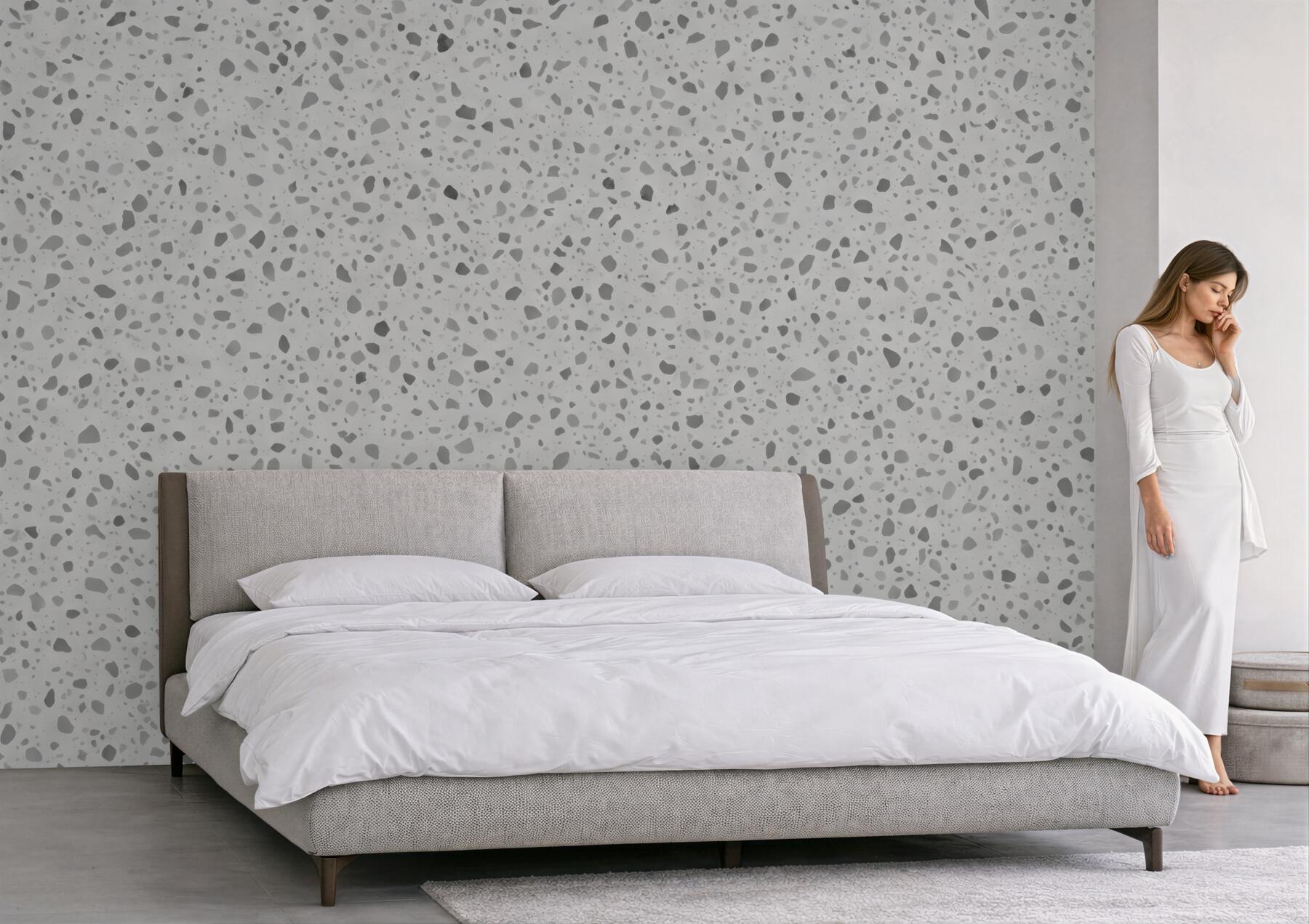 Fototapeta szare terrazzo w nowoczesnym stylu
