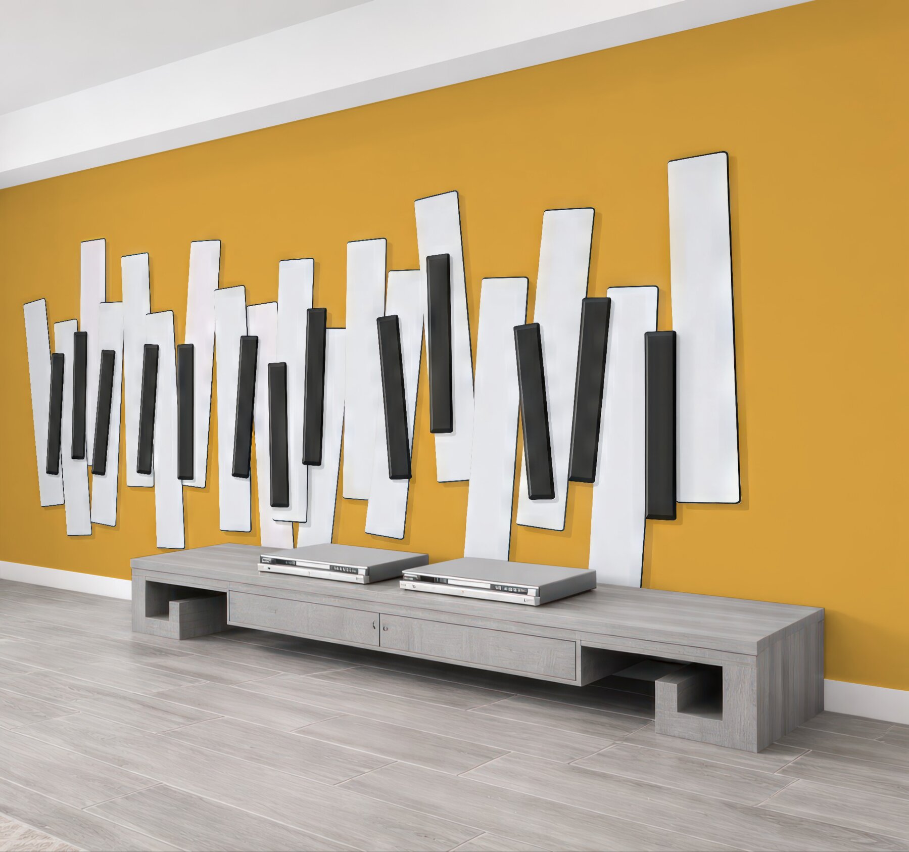 Fototapeta geometryczna abstrakcja w czerni i bieli