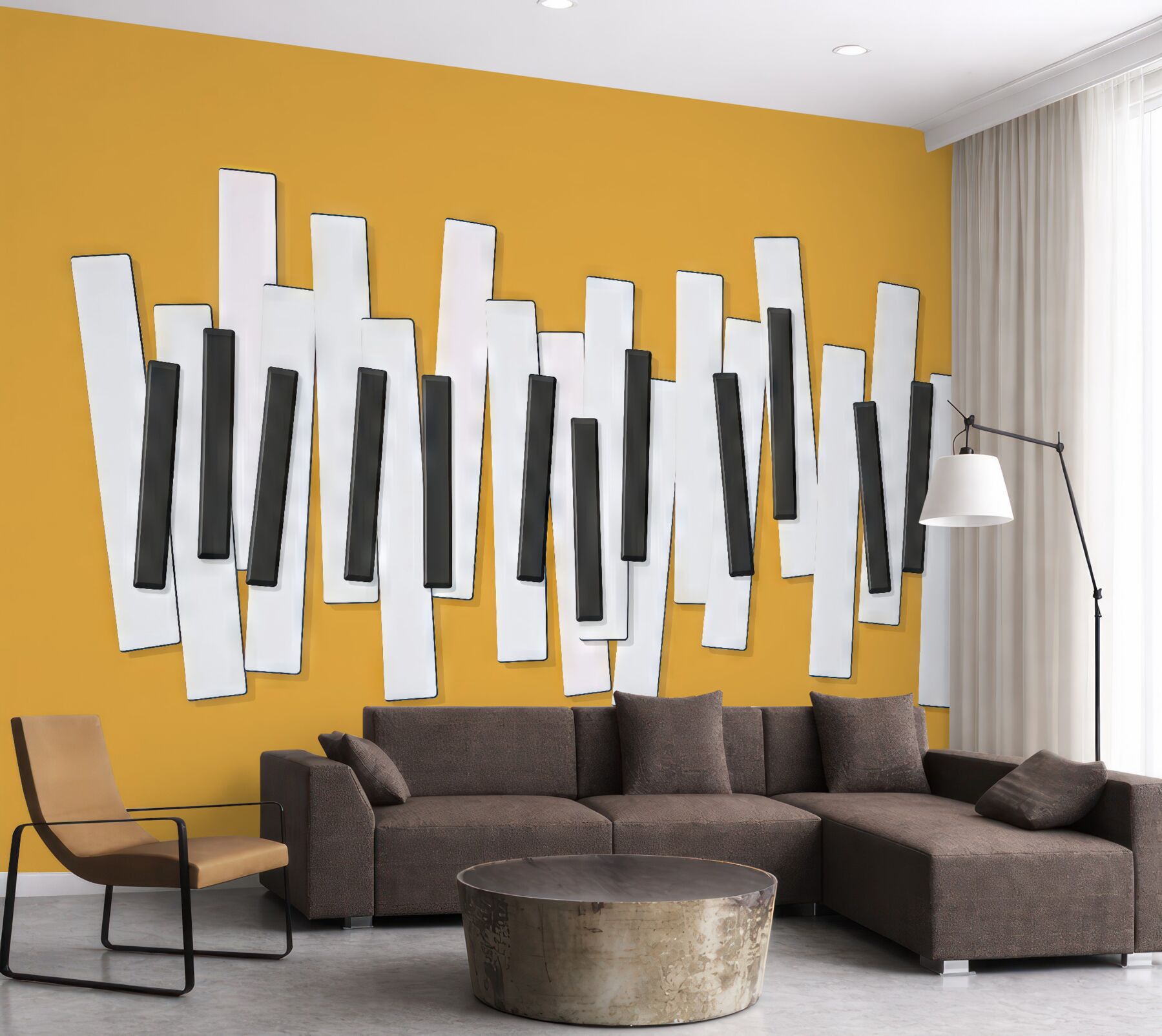 Fototapeta geometryczna abstrakcja w czerni i bieli
