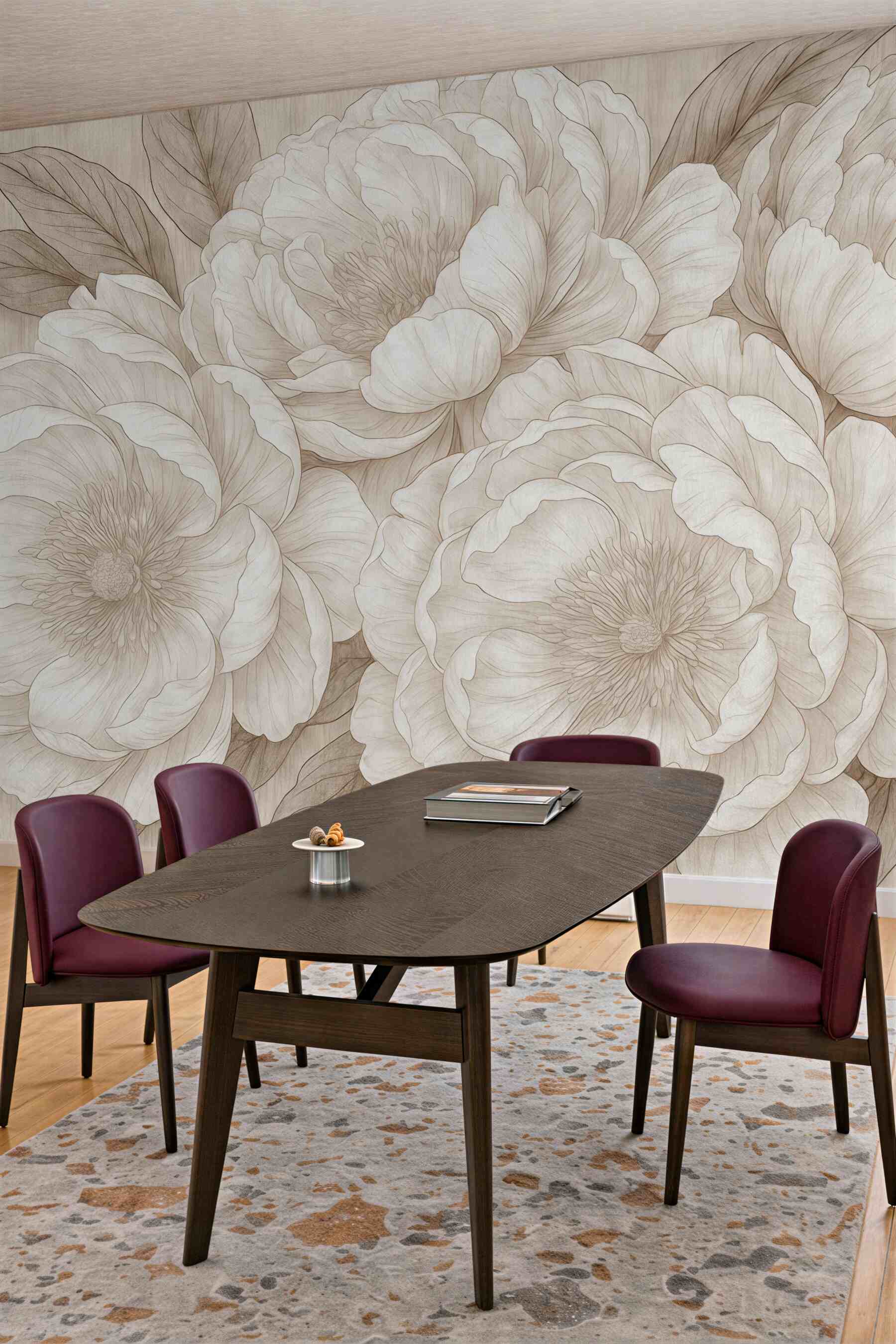 Fototapeta kremowe piwonie w subtelnej elegancji