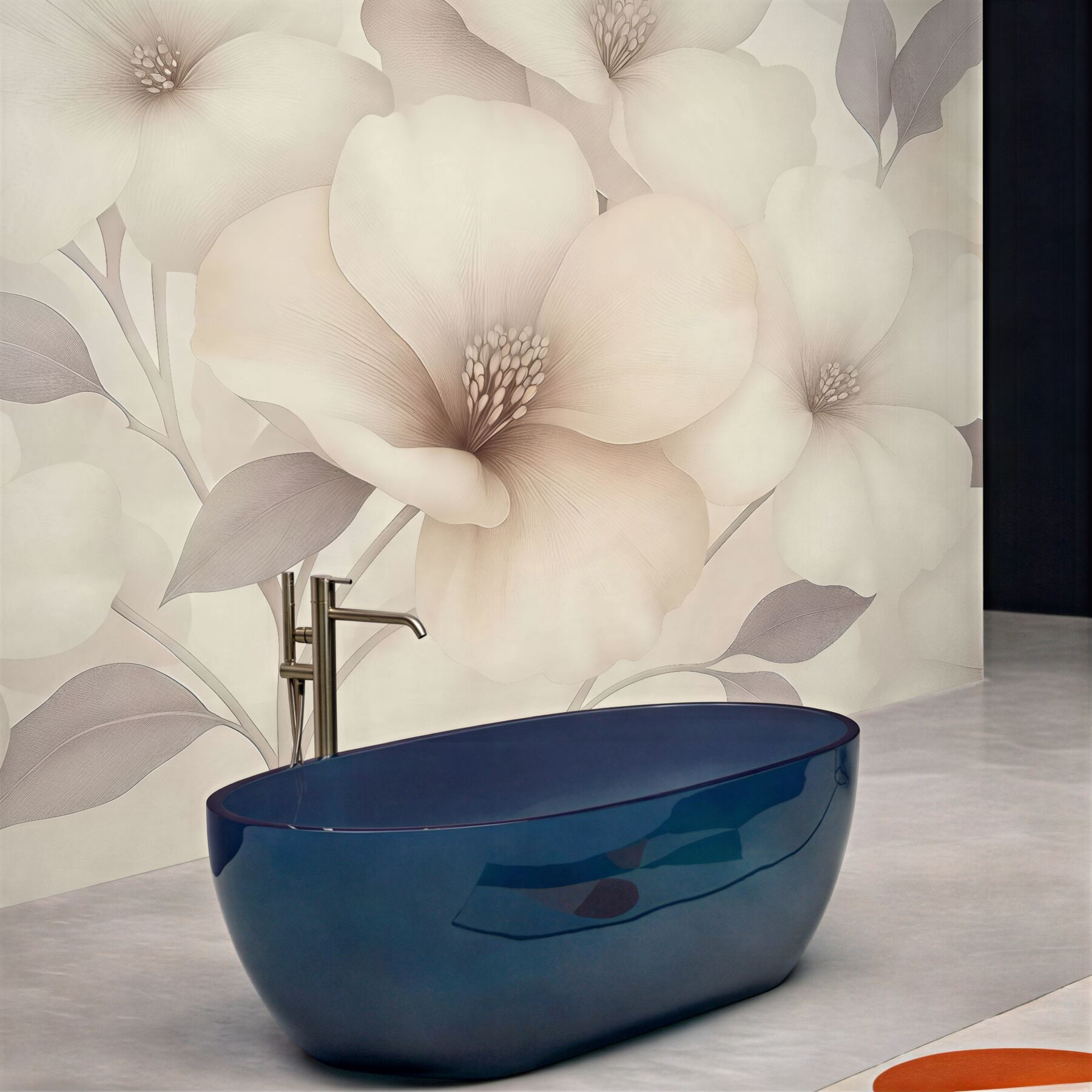 Fototapeta kremowe magnolie w subtelnym blasku